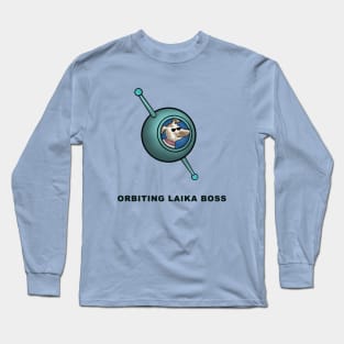 Orbiting Laika Boss Long Sleeve T-Shirt